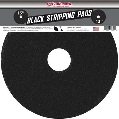 13" BLACK STRIPPING PAD