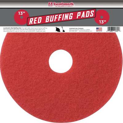 13" RED SCRUB PAD