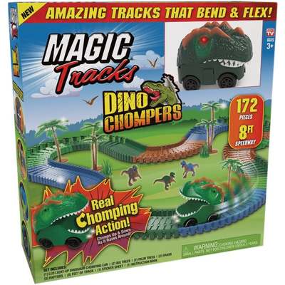 DINOSAUR  CAR W TRACKS