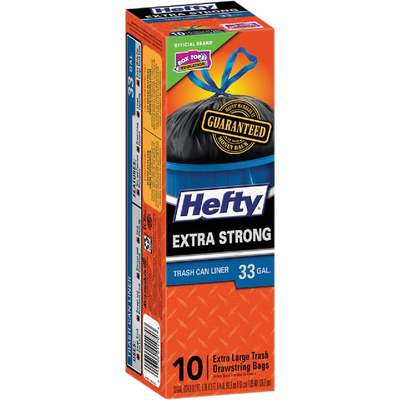 33GAL/10CT TRASH BAGS