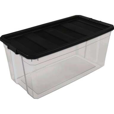 200QT GRY STACKER BOX