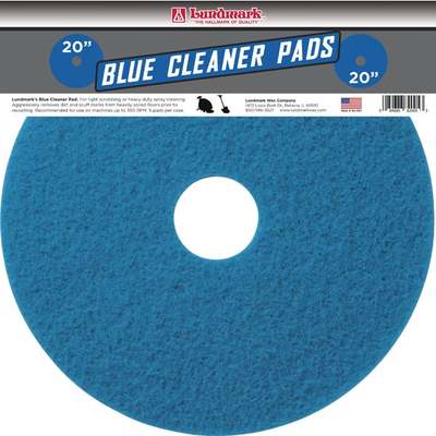 20" BLUE POLISH PAD