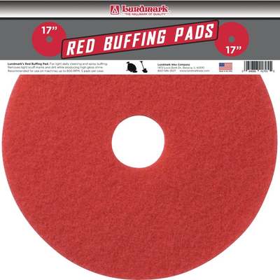 17" RED SCRUB PAD****