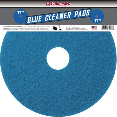 17" BLUE POLISH PAD