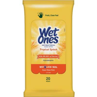 WIPES HAND ANTBACTERIAL 20PK