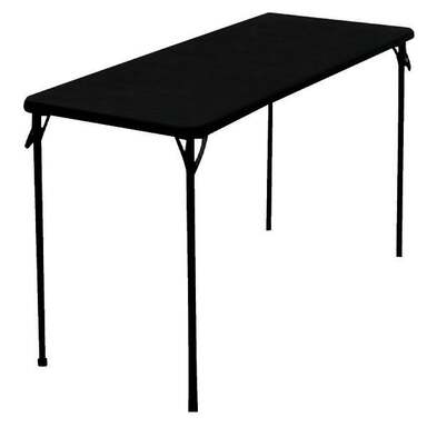 20X48 BLK FOLDING TABLE