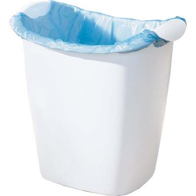 14QT WHITE WASTEBASKET