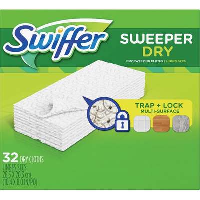 SWIFFER REFILLS 32CT CLOTH DRY