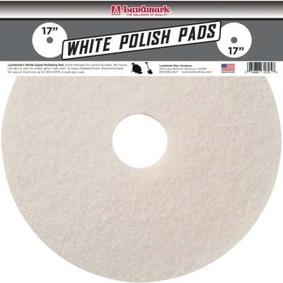 17" WHITE BUFFER PAD