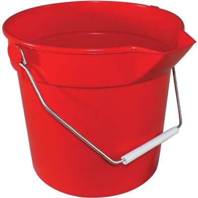 10 QUART RED BUCKET