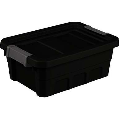 4GAL BLK STACKER BOX