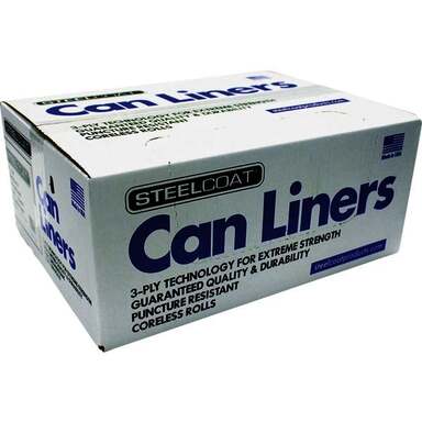100CT 50GAL BLK CANLINER