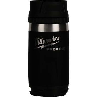 12OZ BLACK BOTTLE W/LID