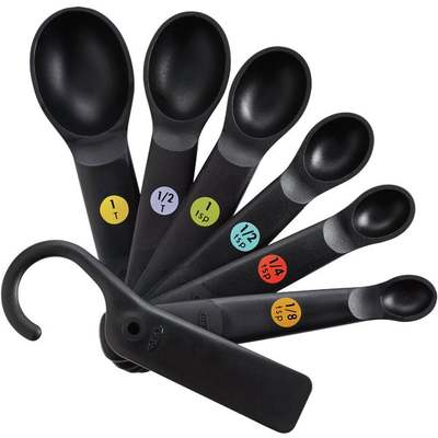 MEASURING SPOONS BLK