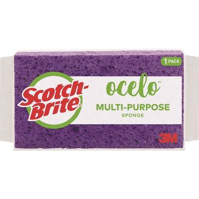 Scotch-Brite Ocelo Sponge , Assorted Colors, Large