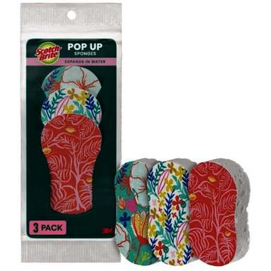 3PK POP UP SPONGE