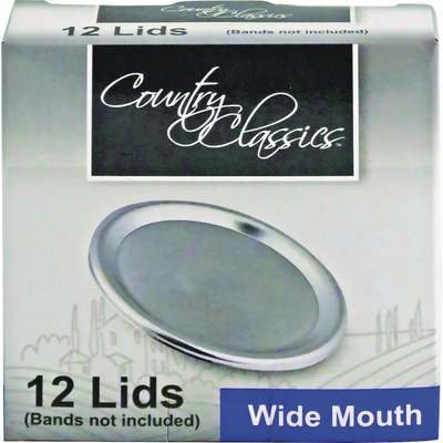 Wide Mouth Canning Lid 12/pk