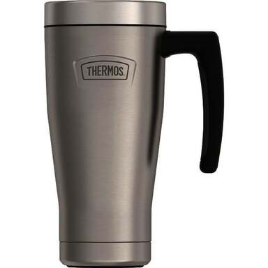 16OZ SS MUG MATTE GRAY
