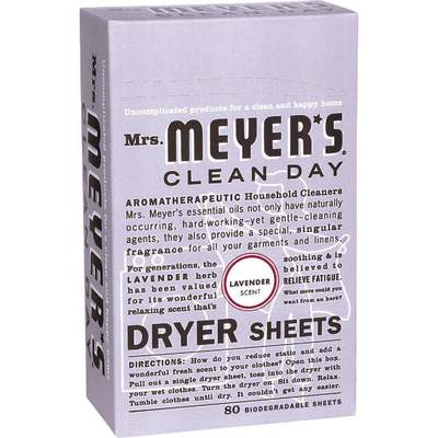 Mrs. Meyer's Clean Day Lavender Dryer Sheet (80 Count)