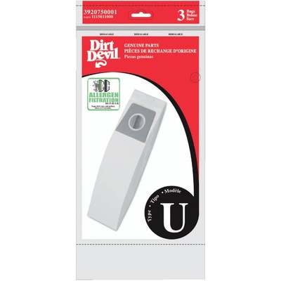 HOOVER "U" MICRO-FRESH VAC BAG