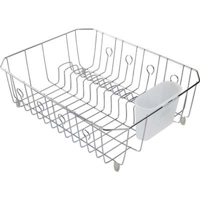 DRAINER DISH LARGE CHROME D/C