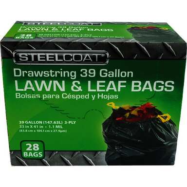 39GAL/28CT LAWN/LEAF BAG