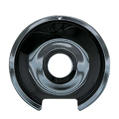 P-106 8" BLACK DRIP PAN-ELEC