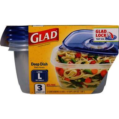 3CT 64OZ LRG REC DISH