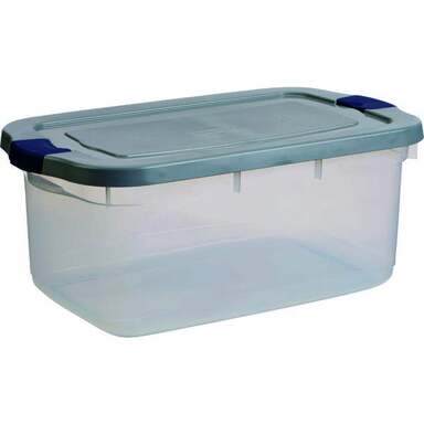 50QT CLR STORAGE BIN