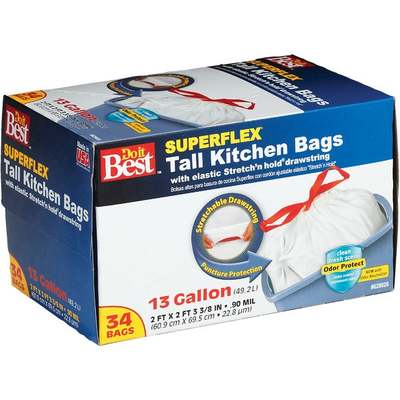 34CT 13GAL KITCHEN BAG