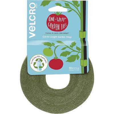 VELCRO Brand One-Wrap 50 Ft. x 1/2 In. Green Garden Ties