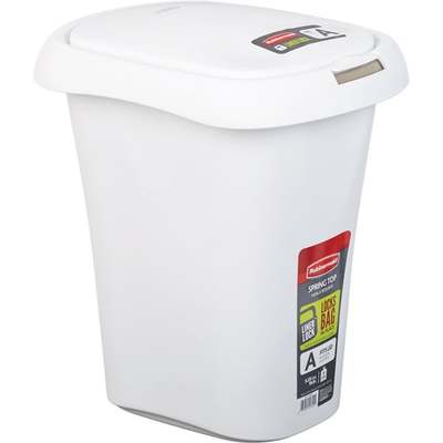 21QT WASTEBASKET W/LID