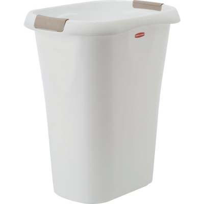 32QT WHITE WASTEBASKET