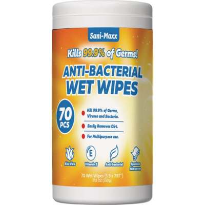 70CT ANTIBACTERIAL WIPE