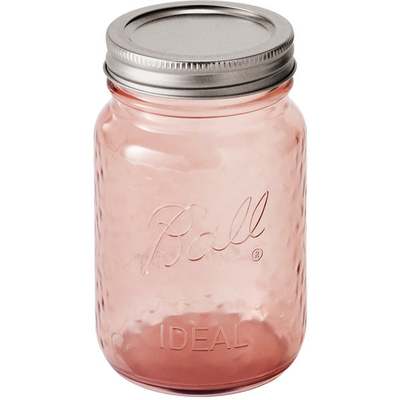 16OZ RM VINTAGE PINK JAR