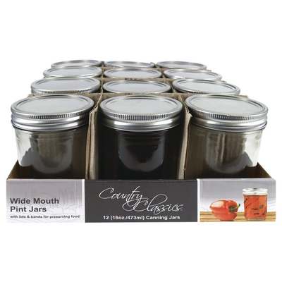 12PK WM PINT CANNING JAR