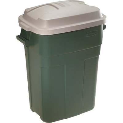 GARBAGE CAN 30G RECT GRN