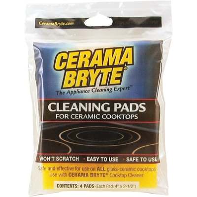 4PK COOKTOP CLEANIN PADS