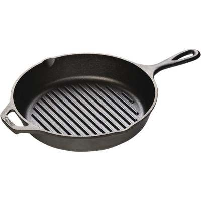 10-1/4"CST-IRN GRILL PAN