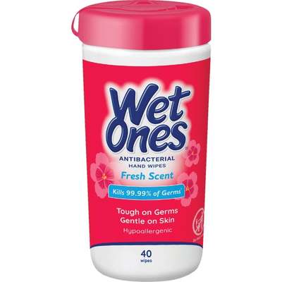 40CT CANISTER WET ONES