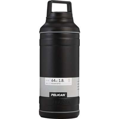 64OZ BLACK TRAVEL BOTTLE