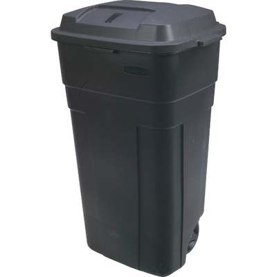34GAL BLK WHL TRASH CAN