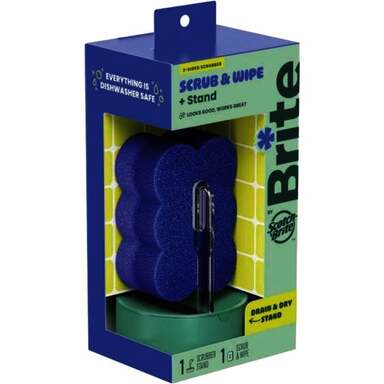 SCRUB & WIPE W/STAND