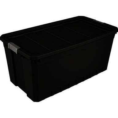 50GAL BLK STACKER BOX