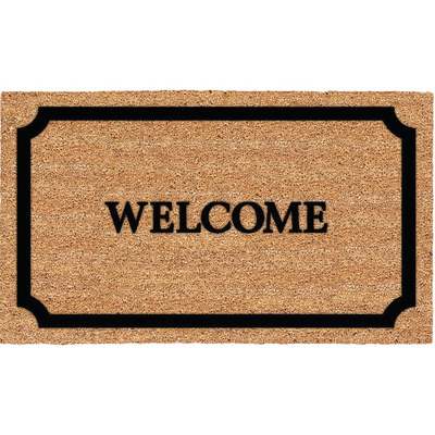 18"x30" Welcome Coir/vinyl Mat