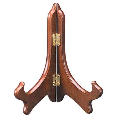 5" WALNUT PLATE STAND