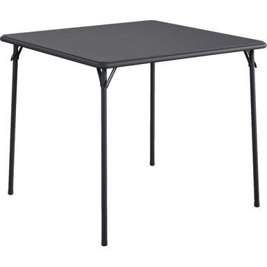 GRAY SQ FOLDING TABLE