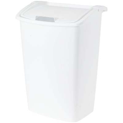 42QT WHITE WASTEBASKET