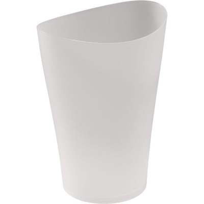 WASTEBASKET 9QT VANITY WH