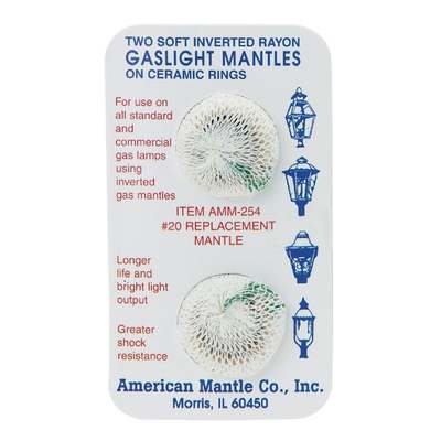 2pk Inverted Mantle Gas Lamp